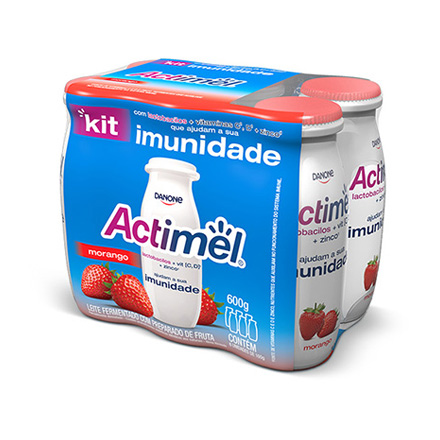 Actimel Morango Pack 600g