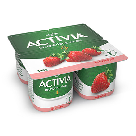 Activia Líquido Morango 340g