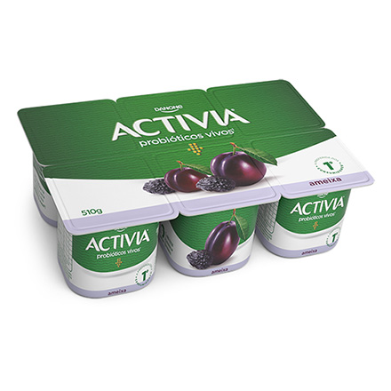 Activia Polpa Ameixa 510g