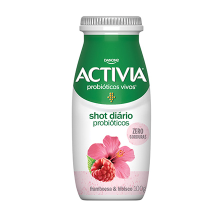 Activia Shot Framboesa e Hibisco 100g