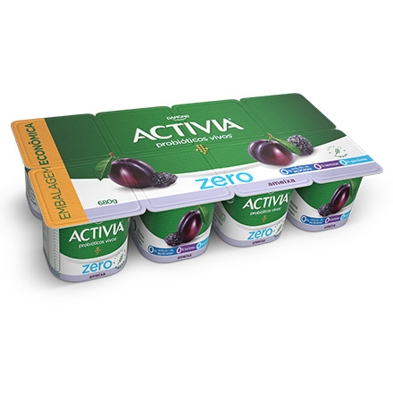 Activia Polpa Zero Ameixa 680g 