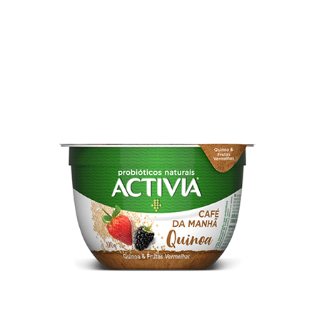 Activia Café da Manhã Quinoa e Frutas Vermelhas 170g