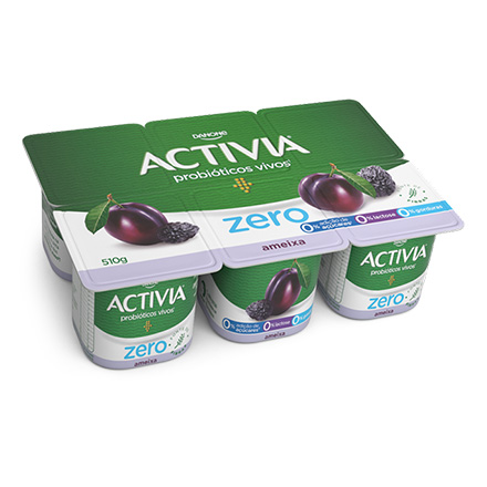 Activia Polpa Zero Ameixa 510g 