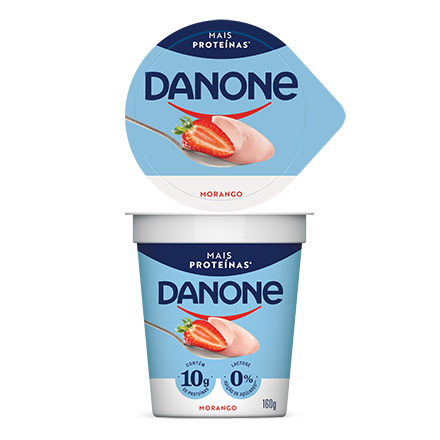 Danone Iogurte Proteína Morango 160g