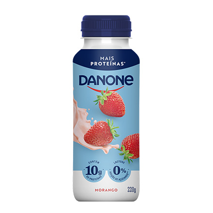 Danone Líquido Proteína Morango 220ml