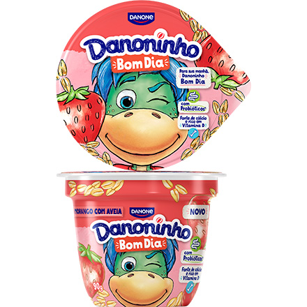 Danoninho Bom Dia Morango com Aveia 90g