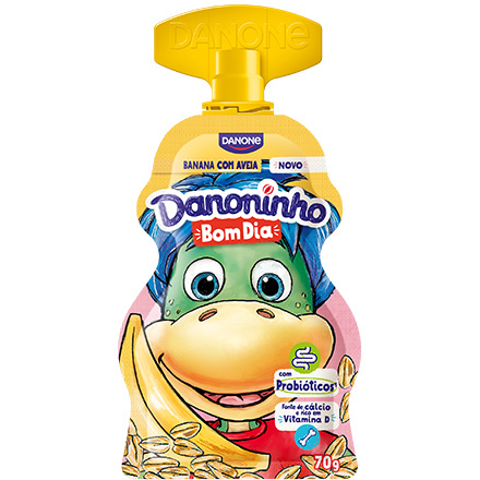 Danoninho Bom Dia Banana com Aveia 70g