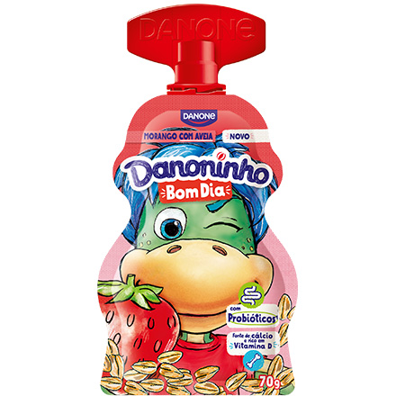 Danoninho Bom Dia Morango com Aveia 70g