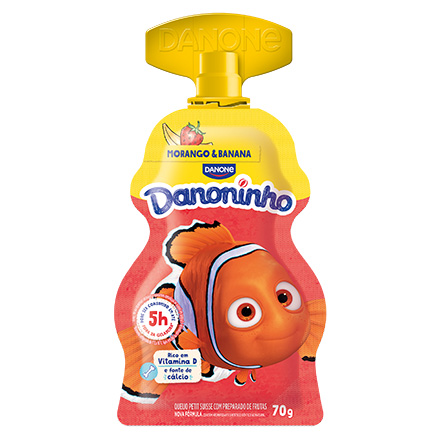 Danoninho Pouch Morango Banana 70g