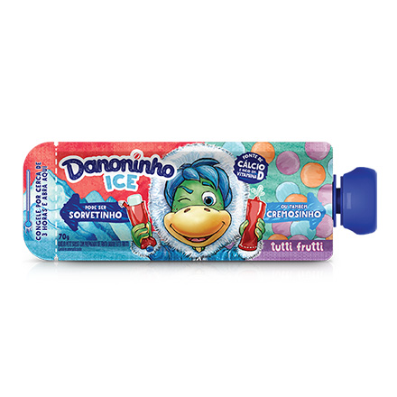 Danoninho Pouch Ice Tutti Frutti 70g