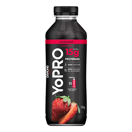 YoPro Liquido Morango 15g Proteinas 500g