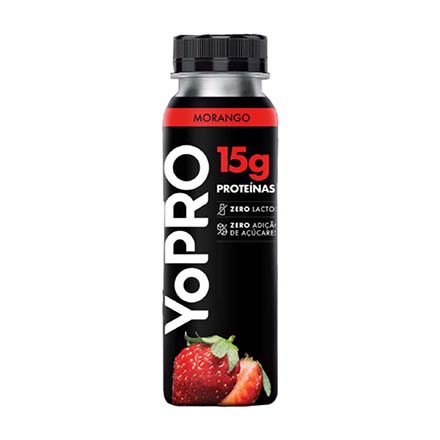 YoPRO Liquido 15g Morango 250g