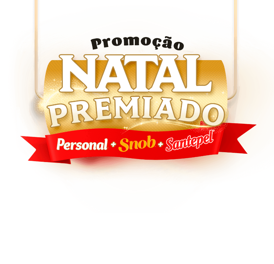 Promoção natal premiado Personal, Snob e Santepel
